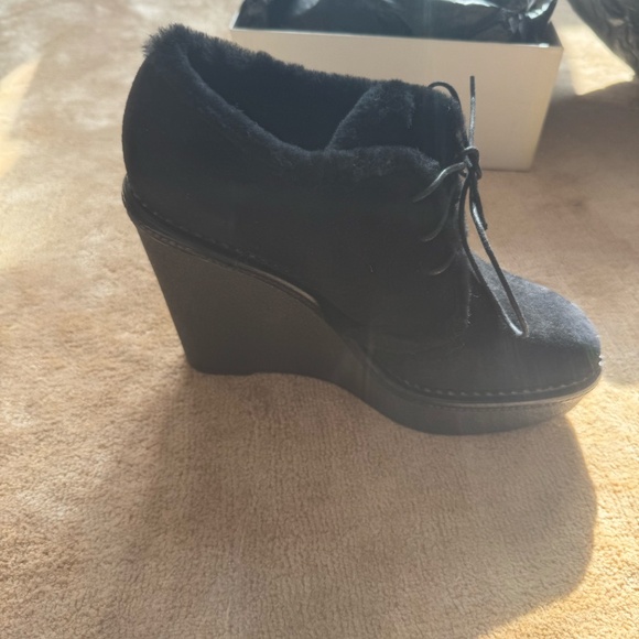 NWB YSL Shearling Booties - Picture 3 of 8